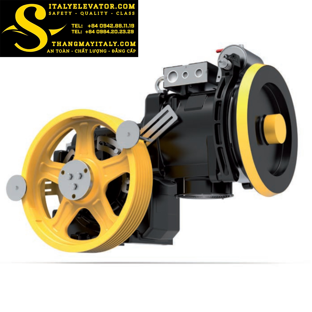 ĐỘNG CƠ MÁY KÉO THANG MÁY SICOR MK-SH160-1000-1.5