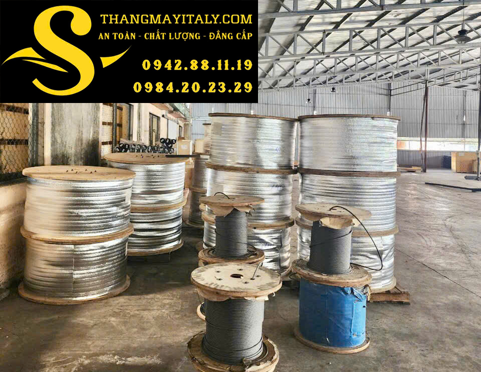 Cáp Thép Vận Tải Thang Máy Nhập Khẩu – Nâng Tầm An Toàn Cho Hệ Thống Thang Máy.